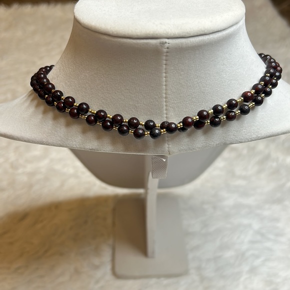 Beaded Clay Detachable Pendant Wrap Necklace - Picture 6 of 7